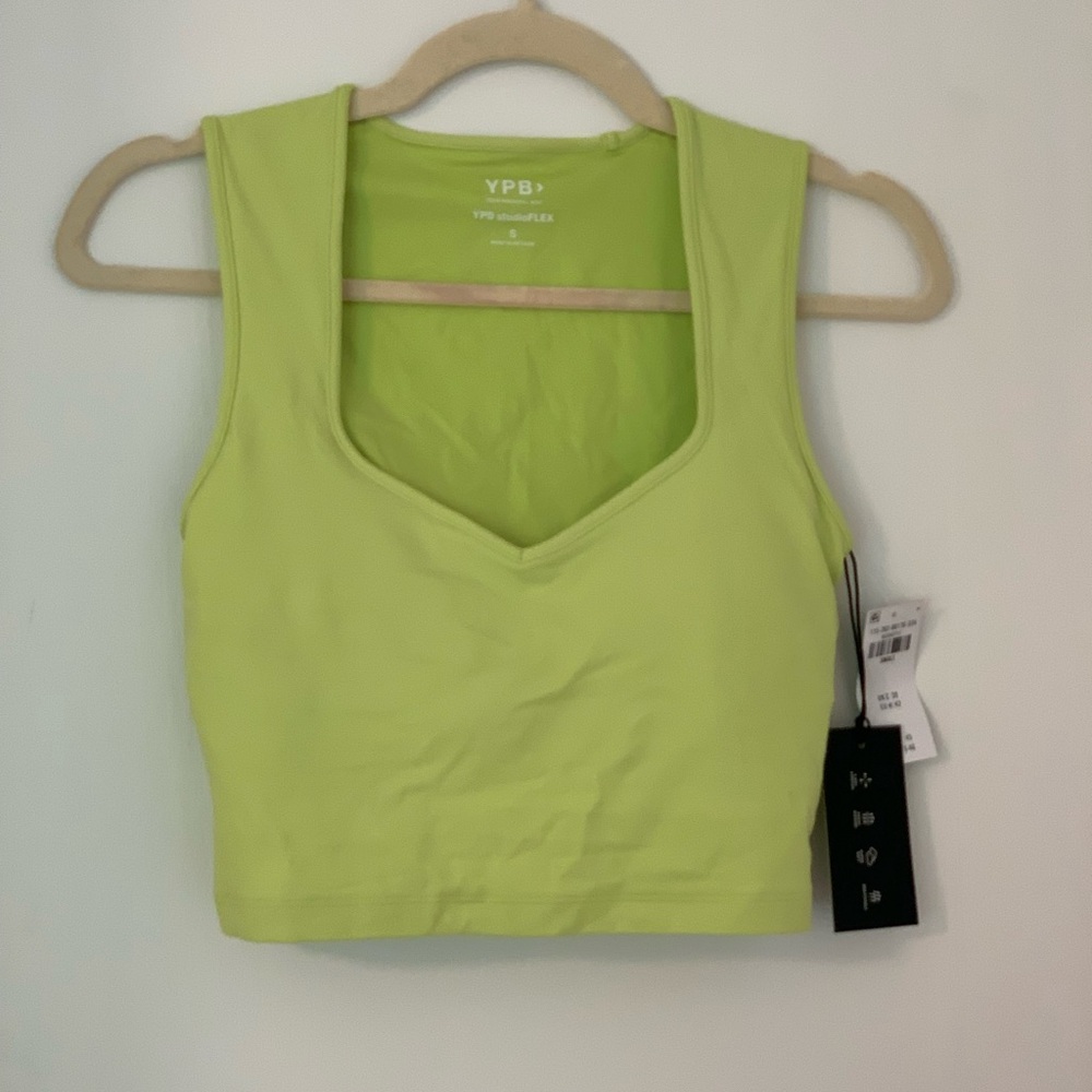NWT Abercrombie & Fitch Light Green Workout Top